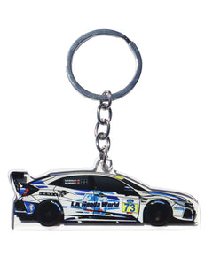 LA Honda World Race Car TCR #73 Keychain