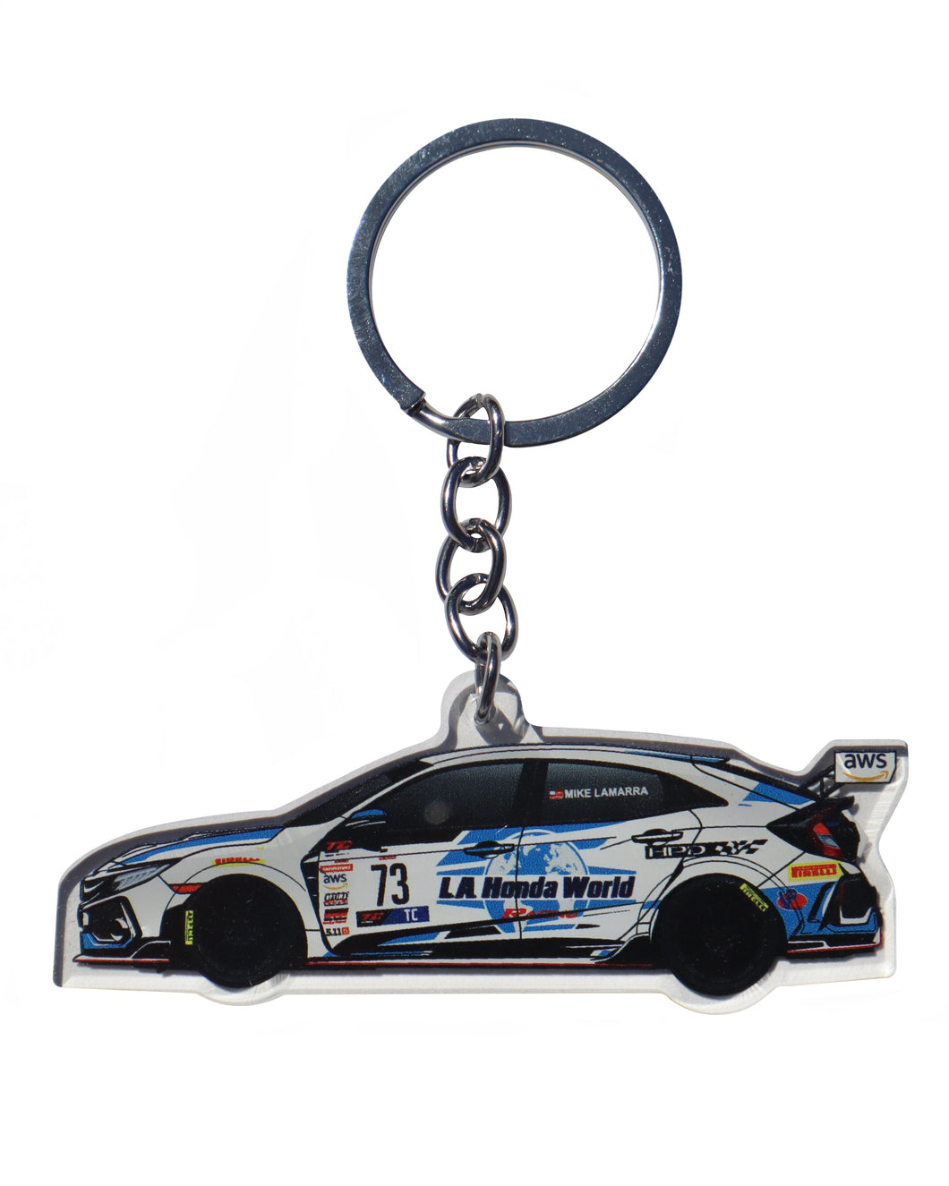 LA Honda World Race Honda Civic Type R TC Keychain #73