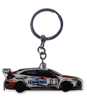 Load image into Gallery viewer, LA Honda World Race Honda Civic Type R TC #37 Keychain
