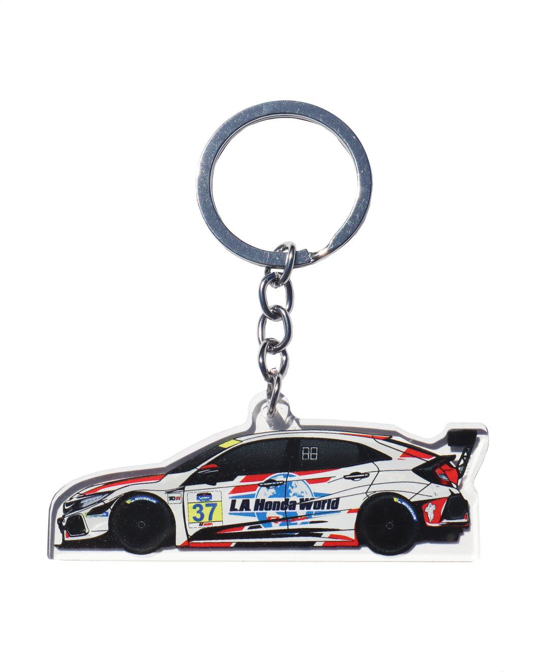 LA Honda World Race Car TCR #37 Keychain